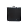 MEDIARANGE MEDIA STORAGE WALLET FOR 500 DISCS, SYNTHETIC LEATHER, BLACK (MRBOX96)
