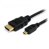 ΚΑΛΏΔΙΟ MEDIARANGE HDMI/MICRO HDMI VERSION 1.4 WITH ETHERNET  GOLD-PLATED 1.0M BLACK (MRCS146)
