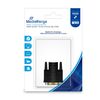 MEDIARANGE HDMI TO DVI ADAPTER, GOLD-PLATED, HDMI SOCKET/DVI-D PLUG (18+1 PIN), BLACK (MRCS170)