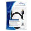 ΚΑΛΏΔΙΟ MEDIARANGE HDMI HIGH SPEED WITH ETHERNET CONNECTION, WITH ROTATING PLUGS, GOLD-PLATED CONTACTS, 18 GBIT/S DATA TRANSFER RATE, 2.0M, COTTON, BLACK (MRCS197)