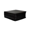 MEDIARANGE MEDIA STORAGE WALLET FOR 200 DISCS SYNTHETIC LEATHER BLACK (MRBOX93)