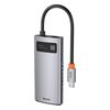 BASEUS HUB 4IN1METAL GLEAM SERIES, USB-C TO USB 3.0 + USB 2.0 + HDMI + USB-C  (CAHUB-CY0G) (BASCAHUB-CY0G)