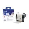 BROTHER DK-44205 CONTINUOUS PAPER LABEL ROLL WITH REMOVABLE ADHESIVE – BLACK ON WHITE, 62MM (DK44205) (BRODK44205)