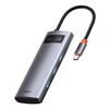 BASEUS ADAPTER 5IN1  HUB USB-C TO 3X USB 3.0 + HDMI + USB-C PD (WKWG020013) (BASWKWG020013)