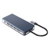 ORICO DOCKING STATION WB-11P, USB-C, 11-PORTS, 100W, ΔΙΆΦΑΝΟ