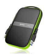SILICON POWER ΕΞΩΤΕΡΙΚΌΣ HDD ARMOR A60, 1TB, USB 3.1, ΠΡΆΣΙΝΟΣ