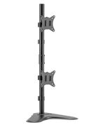 BRATECK ΒΆΣΗ ΓΡΑΦΕΊΟΥ LDT66-T02V ΓΙΑ 2 ΟΘΌΝΕΣ 17"-32", 9KG ΑΝΆ ΟΘΌΝΗ