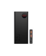 BASEUS ADAMAN OVERSEAS EDITION 2021 POWER BANK 10000MAH 22.5W ΜΕ 2 ΘΎΡΕΣ USB-A ΚΑΙ ΘΎΡΑ USB-C POWER DELIVERY / QUICK CHARGE 3.0 ΜΑΎΡΟ (PPAD070001) (BASPPAD070001)