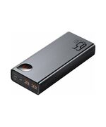 BASEUS ADAMAN POWER BANK 20000MAH 65W ΜΕ 2 ΘΎΡΕΣ USB-A ΚΑΙ ΘΎΡΑ USB-C QUICK CHARGE 3.0 ΜΑΎΡΟ (PPIMDA-D01) (BASPPIMDAD01)