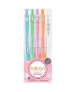 ZEBRA SARASA CLIP 0.5 MILK COLOR 5 COLOR PEN SET (ZB-17270) (ZEB17270)