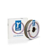 REAL PLA MATTE 3D PRINTER FILAMENT - ANTIQUE SILVER - SPOOL OF 0.5KG - 1.75MM (REALPLAMATTESILV500MM175)