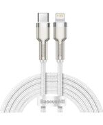 BASEUS CAFULE METAL BRAIDED USB-C TO LIGHTNING CABLE 20W ΛΕΥΚΌ 2M  (CATLJK-B02) (BASCATLJK-B02)