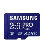 SAMSUNG PRO PLUS MICROSDXC 256GB CLASS 10 U3 V30 A2 UHS-I WITH USB READER (MB-MD256SB/WW) (SAMMB-MD256SB-WW)