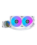 LIAN LI GALAHAD II TRINITY 240 WHITE - AIO GPU LIQUID COOLER  WITH ARGB FANS