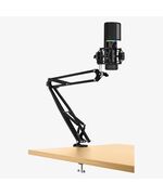 STREAMPLIFY MIC RGB MICROPHONE, USB-A, BLACK - INCL. MICROPHONE ARM
