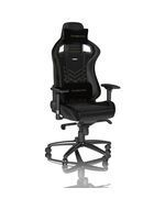 NOBLECHAIRS EPIC GAMING CHAIR BREATHABLE, 4D ARMRESTS, 60MM CASTERS - BLACK/GOLD