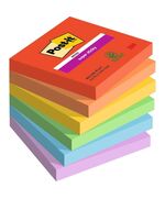 ΑΥΤΟΚΌΛΛΗΤΑ ΧΑΡΤΆΚΙΑ 3M POST-IT 76 X 76 MM (90 ΦΎΛΛΑ,6ΆΔΑ) (654-6SS-PLAY) (MMM654-6SS-PLAY)