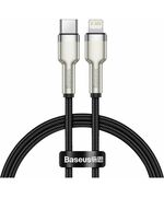 BASEUS USB-C CABLE FOR LIGHTNING CAFULE, PD, 20W, 0,25M BLACK (CATLJK-01) (BASCATLJK-01)