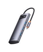 BASEUS HUB 4IN1 METAL GLEAM SERIES, USB-C TO 4X USB 3.0 (WKWG070013) (BASWKWG070013)