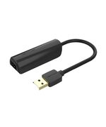 VENTION USB 2.0 TO 100MBPS ETHERNET ADAPTER ABS TYPE BLACK 0.15M (CEGBB) (VENCEGBB)