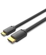 VENTION MINI HDMI TO HDMI 4K HD CABLE 1.5M BLACK (AGHBG) (VENAGHBG)