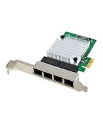 POWERTECH ΚΆΡΤΑ ΕΠΈΚΤΑΣΗΣ PCIE ΣΕ 4X RJ45 ST7387, 1000MBPS
