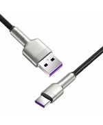 BASEUS USB CABLE FOR USB-C CAFULE, 66W, 0.25M (BLACK) (CAKF000001) (BASCAKF000001)