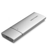 VENTION M.2 NVME SSD ENCLOSURE (USB 3.1 GEN 2-C) GRAY ALUMINUM ALLOY TYPE (KPGH0) (VENKPGH0)