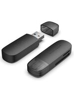 VENTION 2 IN 1 USB 3.0 A CARD READER (SD+TF) BLACK DUAL DRIVE LETTER (CLGB0) (VENCLGB0)