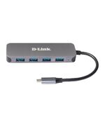 D-LINK USB-C TO 4-PORT USB 3.0 HUB WITH POWER DELIVERY (DUB-2340)
