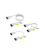 CORSAIR DIY CABLE KIT ICUE LINK (1X600/2X200/2X100MM) WITH STRAIGHT CONNECTORS - WHITE - CL-9011126-WW
