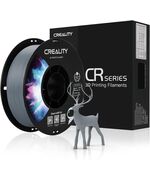CREALITY CR-PETG GREY 3D PRINTER FILAMENT, HARD GLOSSY, TENSILE STR. 49MPA 1 KG 1.75 3301030039 GRAY