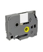 MEDIARANGE PLASTIC TAPE CASSETTE FOR LABEL PRINTERS USING BROTHER TZ-651/TZE-651 24MM 8M LAMINATED BLACK ON YELLOW (MRBTZ651)
