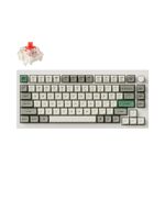 KEYCHRON Q1 MAX QMK/VIA (Q1M-P1) WIRELESS CUSTOM MECHANICAL KEYBOARD-RED SWITCH-SHELL WHITE US LAYOU