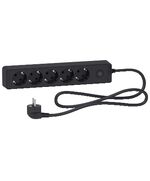 APC SOCKET ST9451B, 5 OUTLETS ,1.5M CABLE, ANTHRACITE