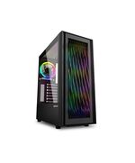 SHARKOON RGB WAVE GAMING FULL TOWER PC CASE BLACK (39838340) (SHR39838340)