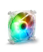 SHARKOON SHARK DISC CASE FAN 120MM ΜΕ RGB ΦΩΤΙΣΜΌ ΚΑΙ ΣΎΝΔΕΣΗ 3-PIN ΛΕΥΚΌ (SHDISCRGBFAN) (SHRSHDISCRGBFAN)