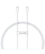 BASEUS USB 2.0 CABLE USB-C MALE - USB-C 100W ΛΕΥΚΌ 2M (P10365200211-04) (BASP10365200211-04)