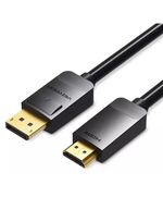 VENTION DISPLAYPORT TO HDMI CABLE 3M BLACK (HADBI) (VENHADBI)