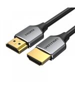 VENTION ULTRA THIN HDMI MALE TO MALE CABLE 0.5M GRAY ALUMINUM ALLOY TYPE (ALEHD) (VENALEHD)