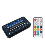 POWERTECH RGB FAN CONTROLLER PCF01-5C ΜΕ ΑΣΎΡΜΑΤΟ ΧΕΙΡΙΣΤΉΡΙΟ, 10 CONNECTORS