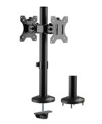 BRATECK ΒΆΣΗ ΓΡΑΦΕΊΟΥ LDT40-G02 ΓΙΑ 2 ΟΘΌΝΕΣ 17" - 32", 8KG