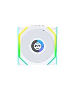 LIAN LI UNIFAN SL WIRELESS LCD 120-1PCS REVERSE WHITE - CASE FAN