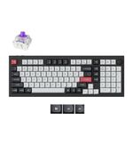 KEYCHRON Q5 HE (Q5H-M1) QMK WIRELESS CUSTOM HALL EFFECT KEYBOARD PURPLE SWITCH 96% US LAYOUT