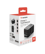 VERBATIM CHARGE 'N' TRAVEL DIAMOND 85W RETRACTABLE CABLE CNT-02