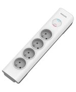 PHILIPS ΠΟΛΎΠΡΙΖΟ ΑΣΦΑΛΕΊΑΣ ΜΕ ΚΑΛΏΔΙΟ 2M ΛΕΥΚΌ (SPN7040WA/60) (PHISPN7040WA-60)