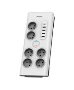 PHILIPS ΠΟΛΎΠΡΙΖΟ 6 ΘΈΣΕΩΝ 2M ΛΕΥΚΌ (SPN7060WA/60) (PHISPN7060WA-60)