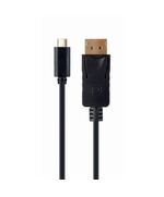 GEMBIRD USB 3.1 CABLE USB-C MALE - DISPLAYPORT MALE ΜΑΎΡΟ 2M (A-CM-DPM-01) (GEMA-CM-DPM-01)
