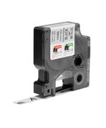 ΤΑΙΝΊΑ ΕΤΙΚΕΤΟΓΡΆΦΟΥ DYMO IND RHINO TAPE PERMANENT POLYESTER BLACK ON METALLIC 12MM (S0718180) (DYM18486)