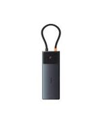 BASEUS METAL GLEAM SERIES USB-C DOCKING STATION ΜΕ HDMI/DISPLAYPORT 4K PD ETHERNET ΚΑΙ ΣΎΝΔΕΣΗ 3 ΟΘΟΝΏΝ ΓΚΡΙ (B00061801123-00) (BASB00061801123-00)